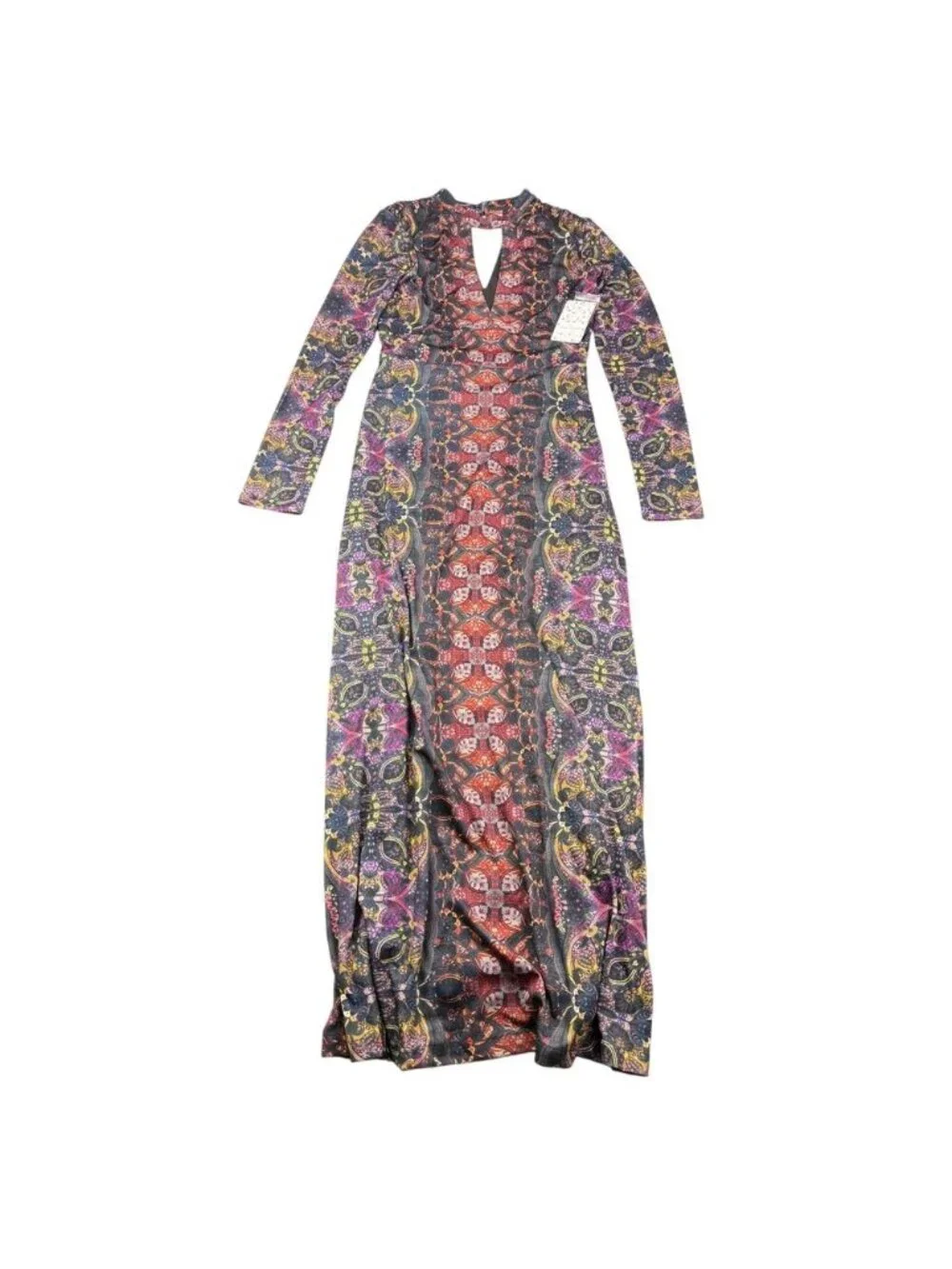 Free People Cabaret Maxi Dress Sunrise Combo XS